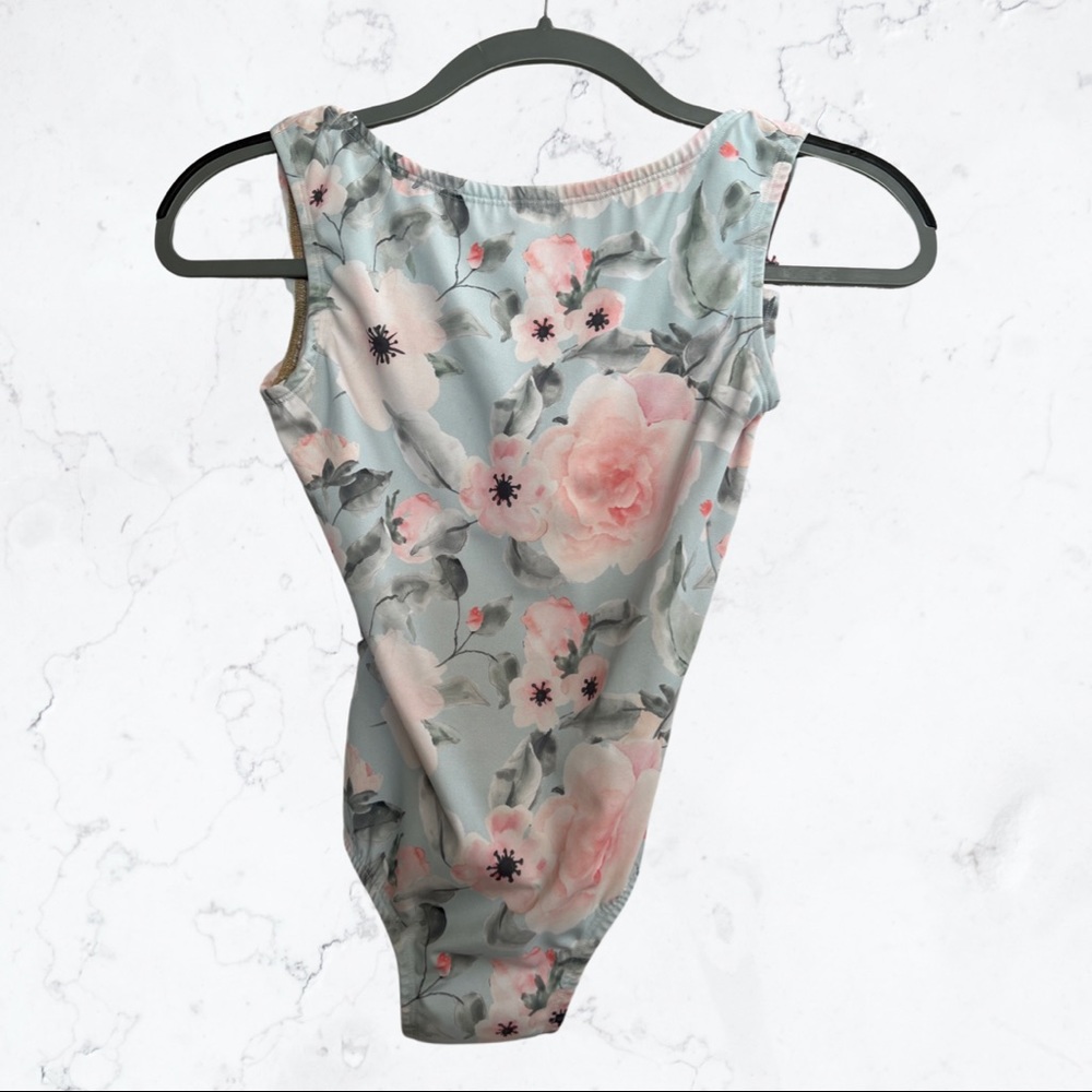 Lucky Leo “Allure” Boatneck Leotard Size M, FITS S